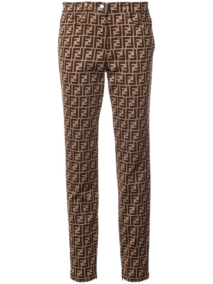Fendi Fendi Fr6154a5g1 Tobacco Natural (veg)->cotton - Brown