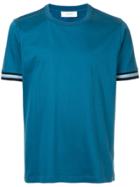 Cerruti 1881 Contrast-trim T-shirt - Blue