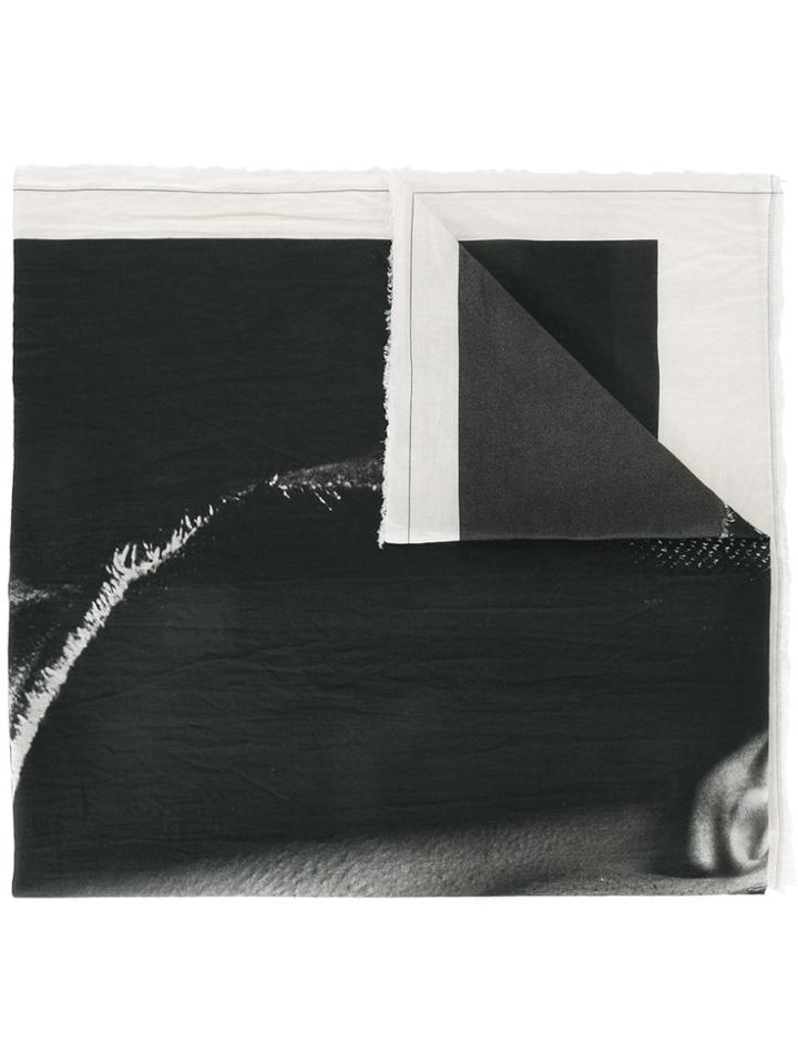 Lost & Found Ria Dunn Face Print Scarf - Black