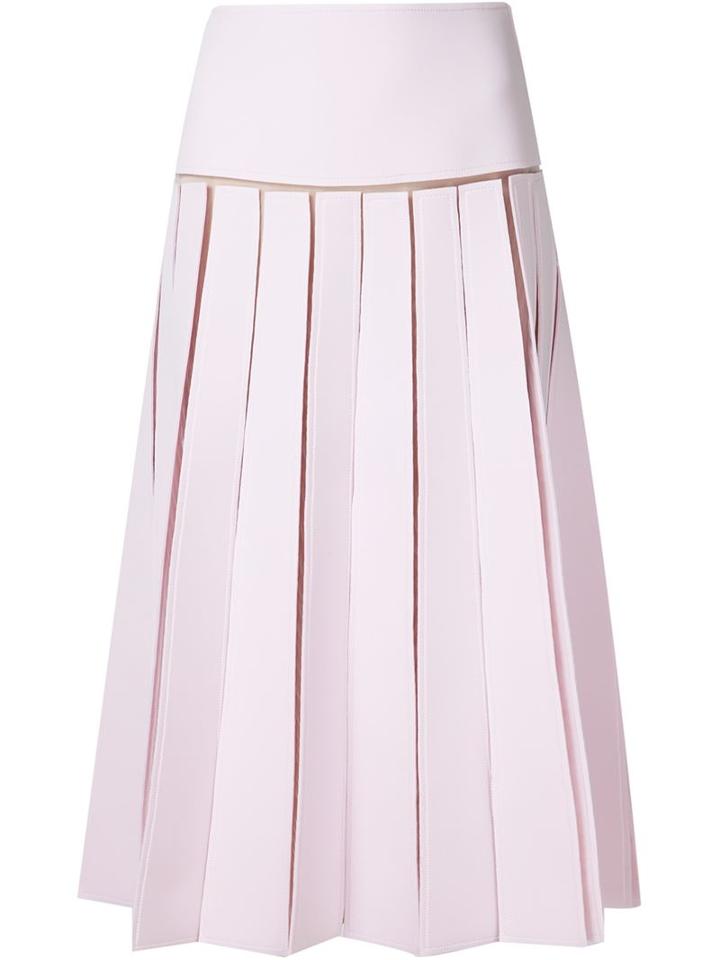 Carolina Herrera Pleated Midi Skirt