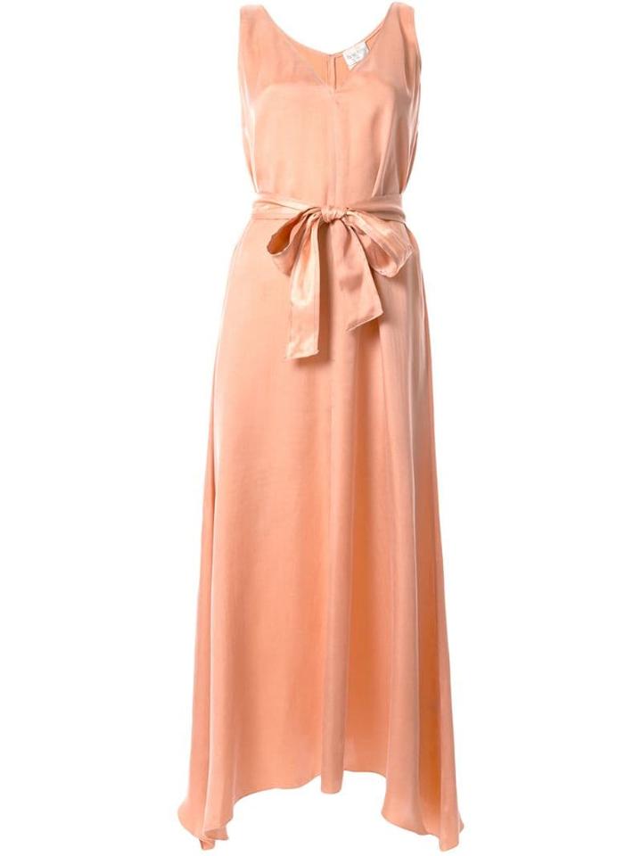Forte Forte Chic Satin Belted Dress - Pink
