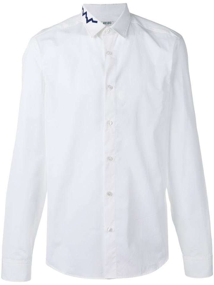 Kenzo - Buttoned Shirt - Men - Cotton - 42, White, Cotton