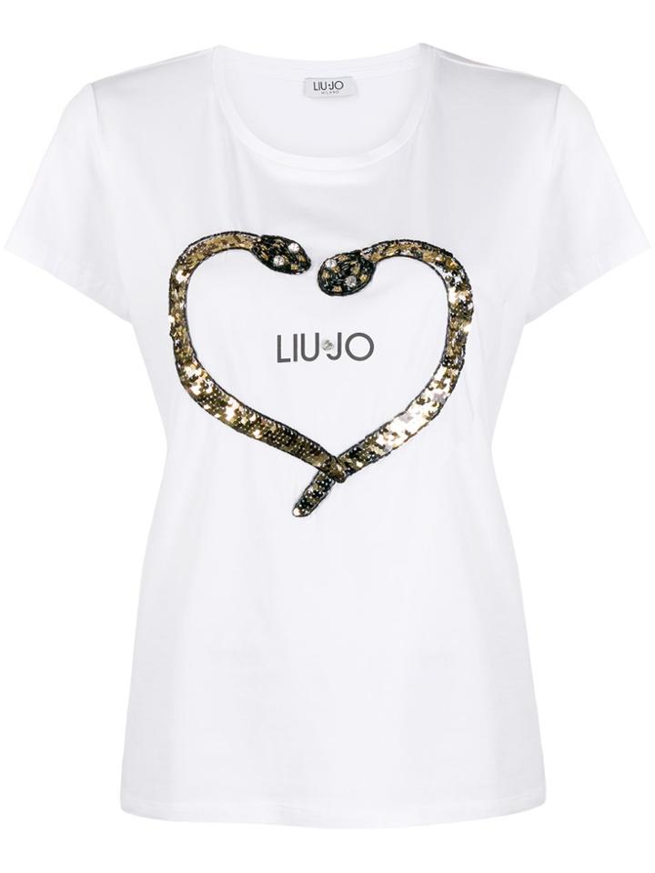 Liu Jo Jewel Serpents T-shirt - White
