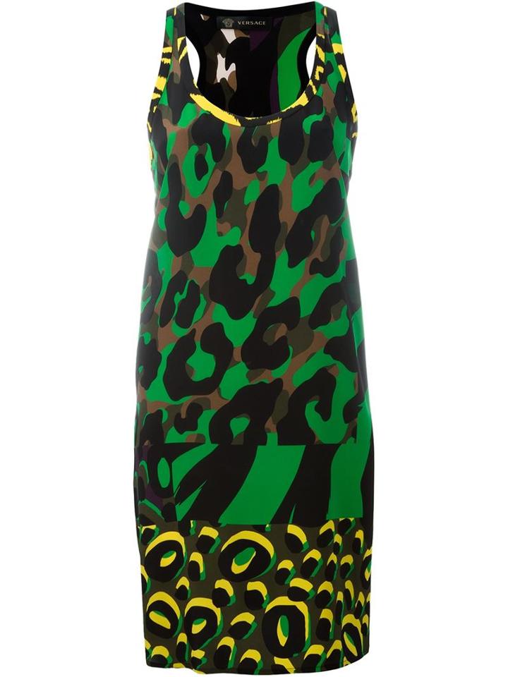 Versace 'camoupard' Dress