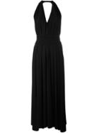 Stephan Janson - Halterneck Midi Dress - Women - Spandex/elastane/viscose - S, Black, Spandex/elastane/viscose