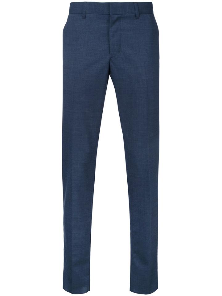 Factotum - Tailored Pants - Men - Polyester/wool - 46, Blue, Polyester/wool