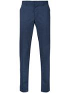 Factotum - Tailored Pants - Men - Polyester/wool - 46, Blue, Polyester/wool