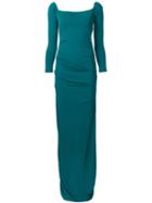 Nicole Miller Long Fitted Dress