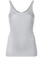 Erika Cavallini Ribbed Vest - Grey