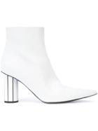 Proenza Schouler Metallic Heel Boots - White