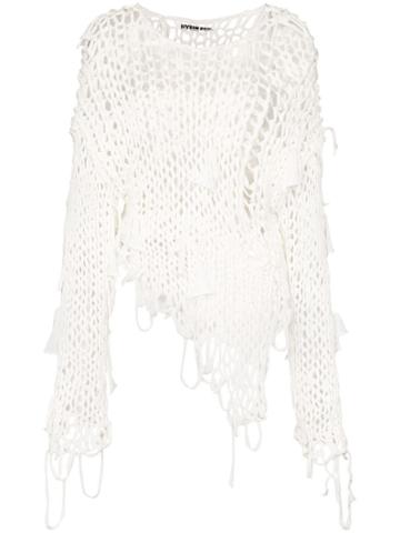 Hyein Seo Knitted Cotton Jumper - White