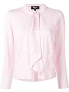 Paule Ka Ribbon-embellished Cardigan - Pink