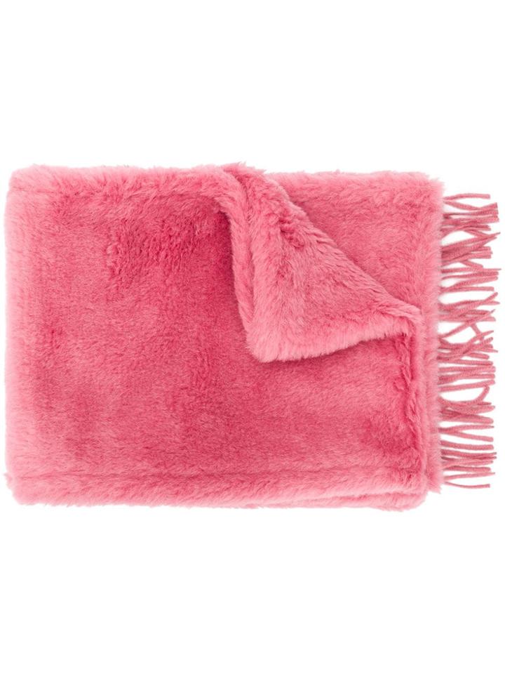 Max Mara Fur Scarf - Pink