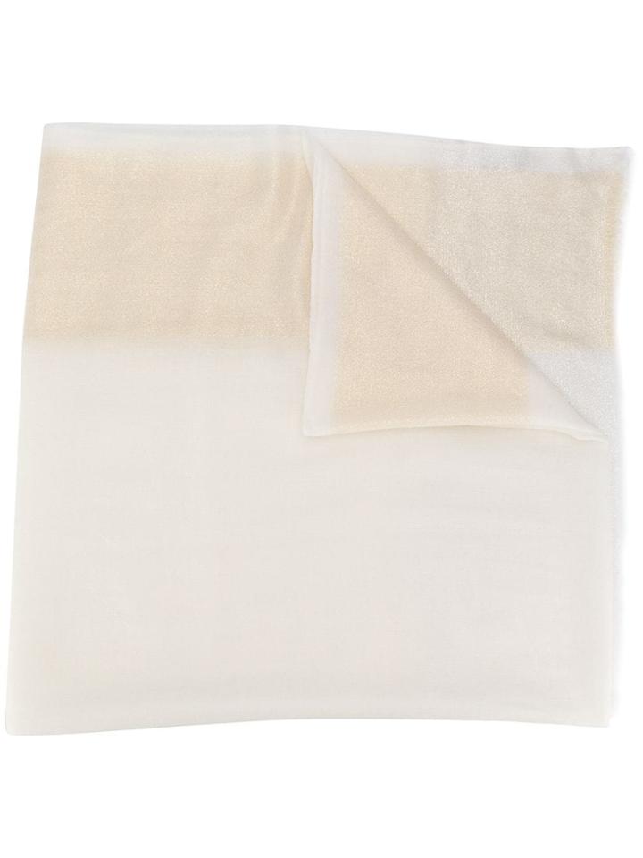 Snobby Sheep Lightweight Fringed Scarf - Neutrals