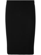 Boutique Moschino Classic Pencil Skirt, Women's, Size: 48, Black, Polyester/acetate/virgin Wool