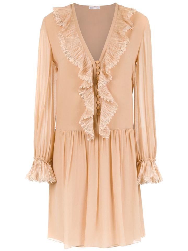Nk Long Sleeved Dress - Neutrals