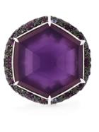 Stephen Webster Sapphire Diamond Cocktail Ring - Metallic