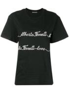 Alberta Ferretti Love T-shirt - Black