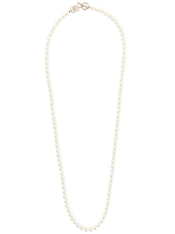 Salvatore Ferragamo Big Pearl Necklace, Women's, White