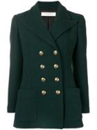 Philosophy Di Lorenzo Serafini Peaked Lapel Peacoat - Green