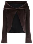 Gloria Coelho Kimono Oversized Cardigan - Brown