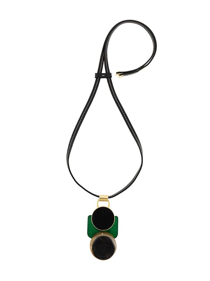 Marni Abstract Pendant Necklace, Women's, Black