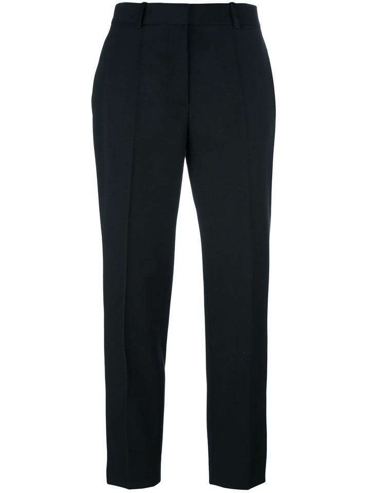 Stella Mccartney Straight Leg Trousers, Women's, Size: 42, Black, Cotton/viscose/wool