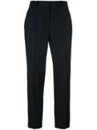Stella Mccartney Straight Leg Trousers, Women's, Size: 42, Black, Cotton/viscose/wool