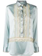 Ermanno Scervino Lace Detail Shirt - Green