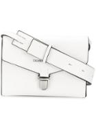 Ck Jeans Envelope Shoulder Bag - White