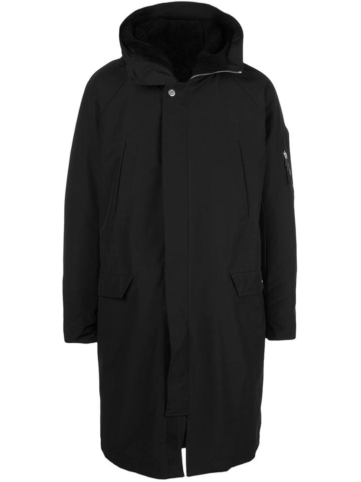 11 By Boris Bidjan Saberi Padded Hooded Coat - Black