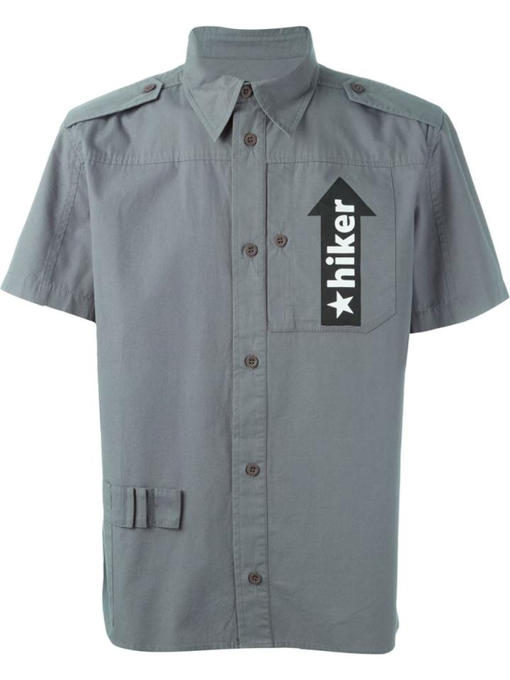 Walter Van Beirendonck Vintage 'hiker' Short Sleeved Shirt - Grey