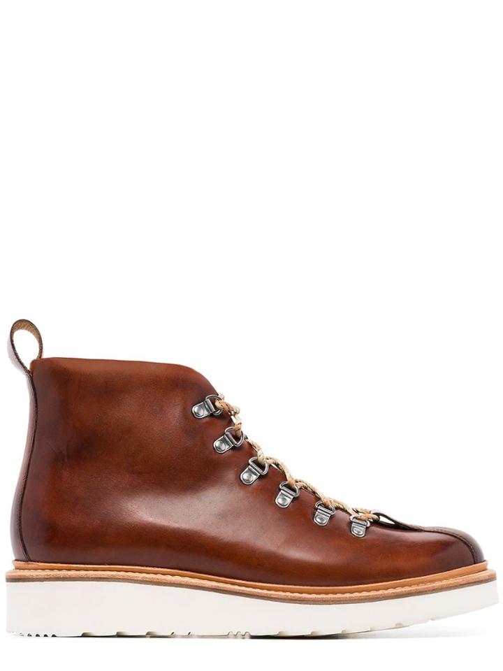 Grenson Bobby Hiking Boots - Brown
