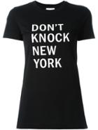 Dkny Graphic Print T-shirt, Women's, Size: Medium, Black, Cotton