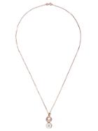 Yoko London 18kt Rose Gold Classic Akoya Pearl And Diamond Pendant