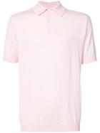 John Smedley Adrian Polo Shirt - Pink & Purple