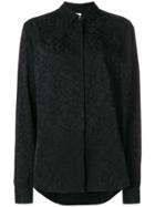 Saint Laurent Textured Jacquard Shirt - Black