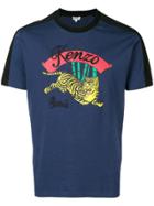 Kenzo Embroidered Logo T-shirt - Blue
