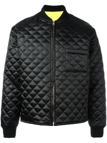 Proper Gang Reversible Bomber Jacket, Men's, Size: Large, Black, Polyester