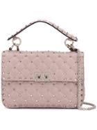 Valentino Valentino Garavani Rockstud Spike Shoulder Bag, Women's, Nude/neutrals, Calf Leather/metal (other)