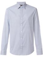 Michael Kors Patterned Button Up Shirt - Blue