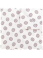 Fashion Clinic Timeless Floral Print Pocket Square, Men's, Nude/neutrals, Linen/flax