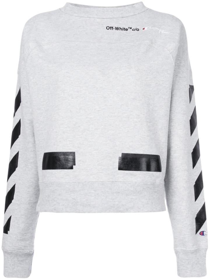 Off-white Arrows Champion Sweatshirt - Grey
