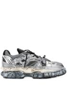 Maison Margiela Pvc Detail Sneakers - H2745white/black/silver