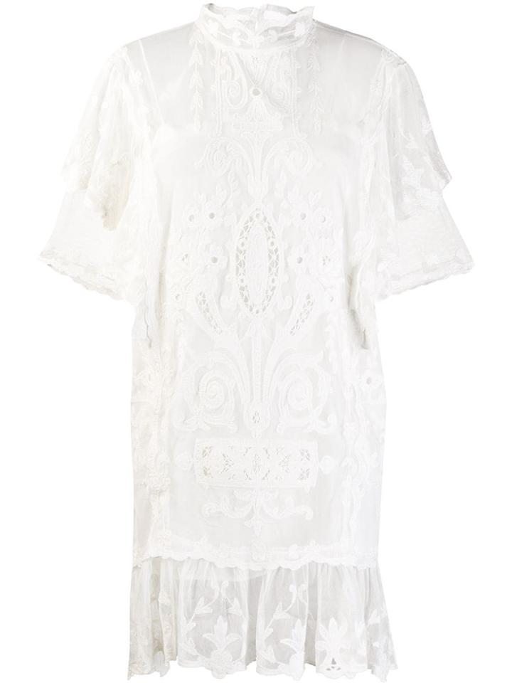 Isabel Marant Embroidered Dress - White
