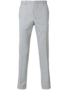 Prada Houndstooth Straight-leg Trousers - Blue