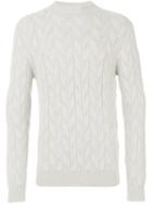 Etro - Braided Detail Jumper - Men - Wool - Xl, Nude/neutrals, Wool
