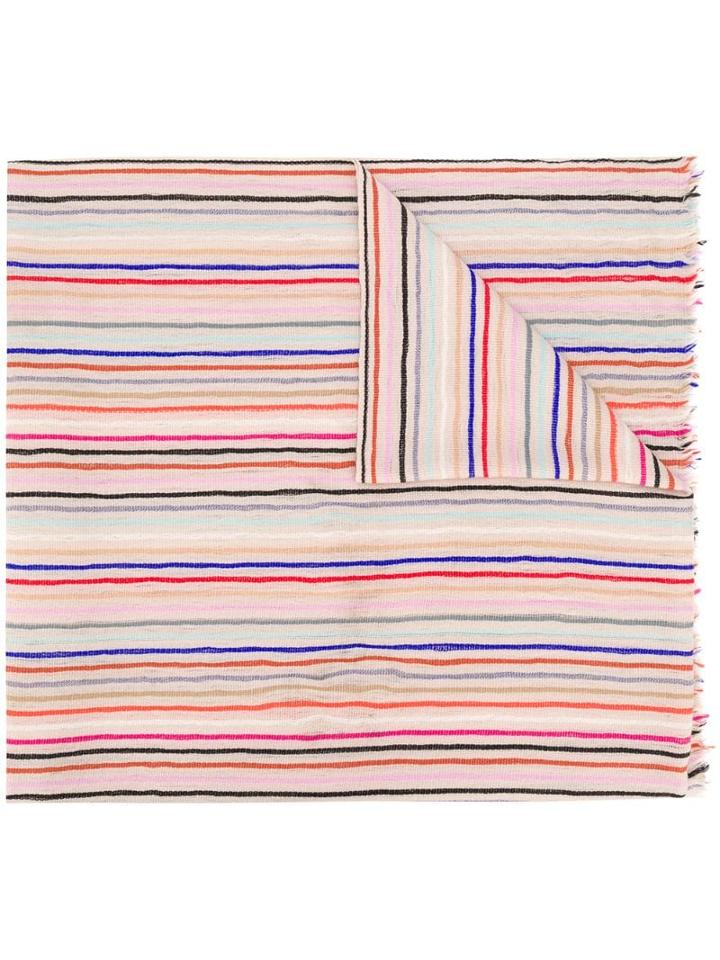 Bellerose Sedoli Striped Scarf - Neutrals