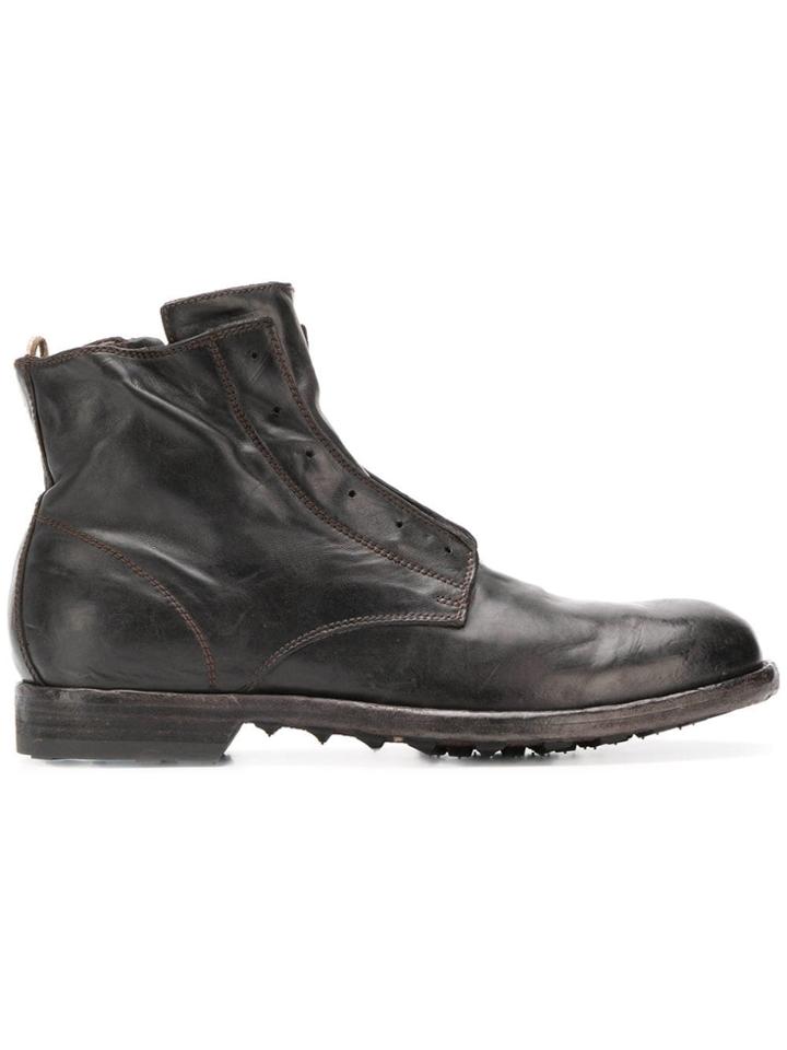 Officine Creative Graphis Ankle Boots - Brown