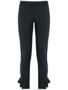 Être Cécile Rainbow Striped Trousers - Black